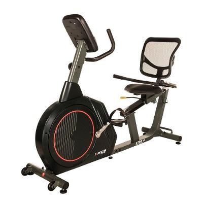 Bicicleta Ergométrica Horizontal Kikos KR9.4 Magnética Preto Até 120kg para Uso Doméstico