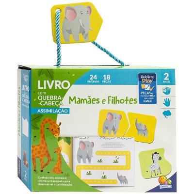 Play Box Quebra-cabeça Assimilação - Todolivro - Mamaes E Filhotes