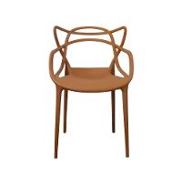 Kit Com 2 Cadeiras Aviv Estrutura Em Polipropileno Fratini Marrom Capuccino - 3