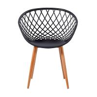 Kit 2 Cadeiras Monaco Com Assento Em Polipropileno Fratini Preto - 9