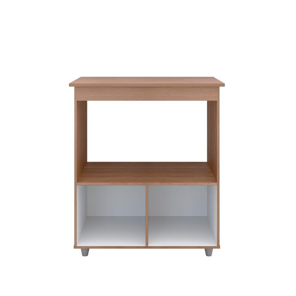 Balcão Multiuso Com Tampo 83 Cm 2p Angela Mobbs Savana Preto - 2