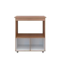 Balcão Multiuso Com Tampo 83 Cm 2p Angela Mobbs Savana Preto - 2