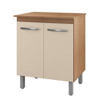 Balcão Multiuso Com Tampo 70 Cm 2p Serena Savana Off White Mobbs - 1