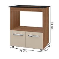 Balcão Para Cooktop 5 Bocas Elisa Mobbs Savana Off White - 3