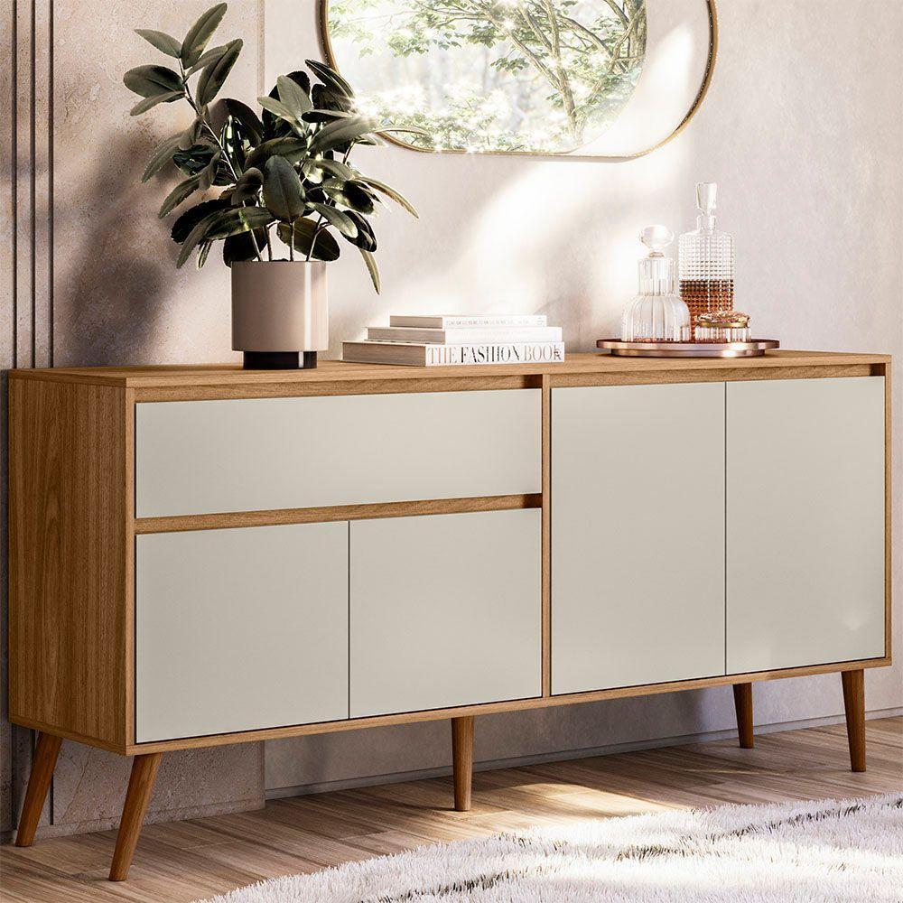 Aparador Buffet Ravi Nature Off White Plla - 2