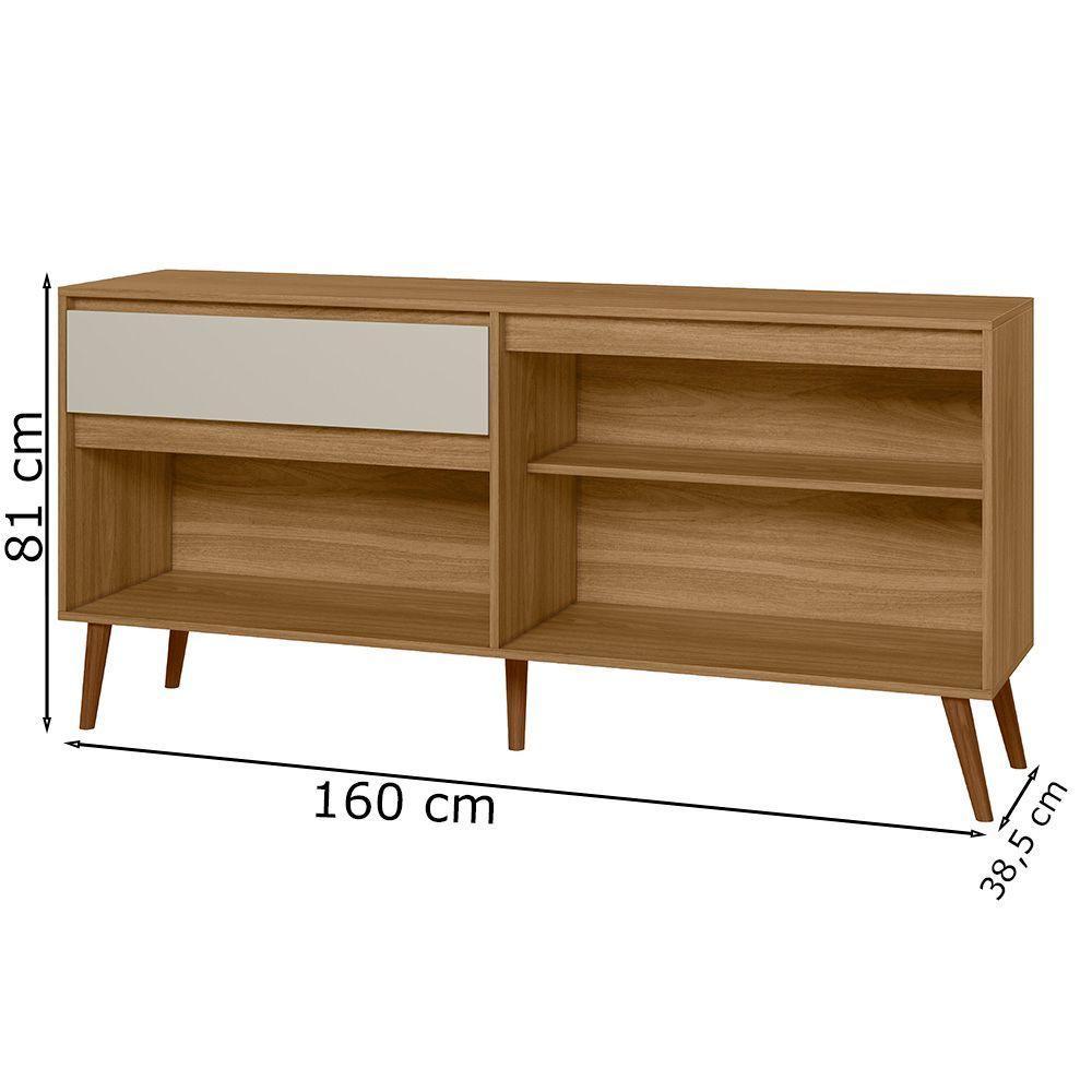 Aparador Buffet Ravi Nature Off White Plla - 3