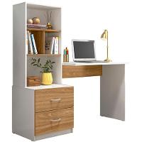 Escrivaninha Cristal Branco Nature Plla - 1