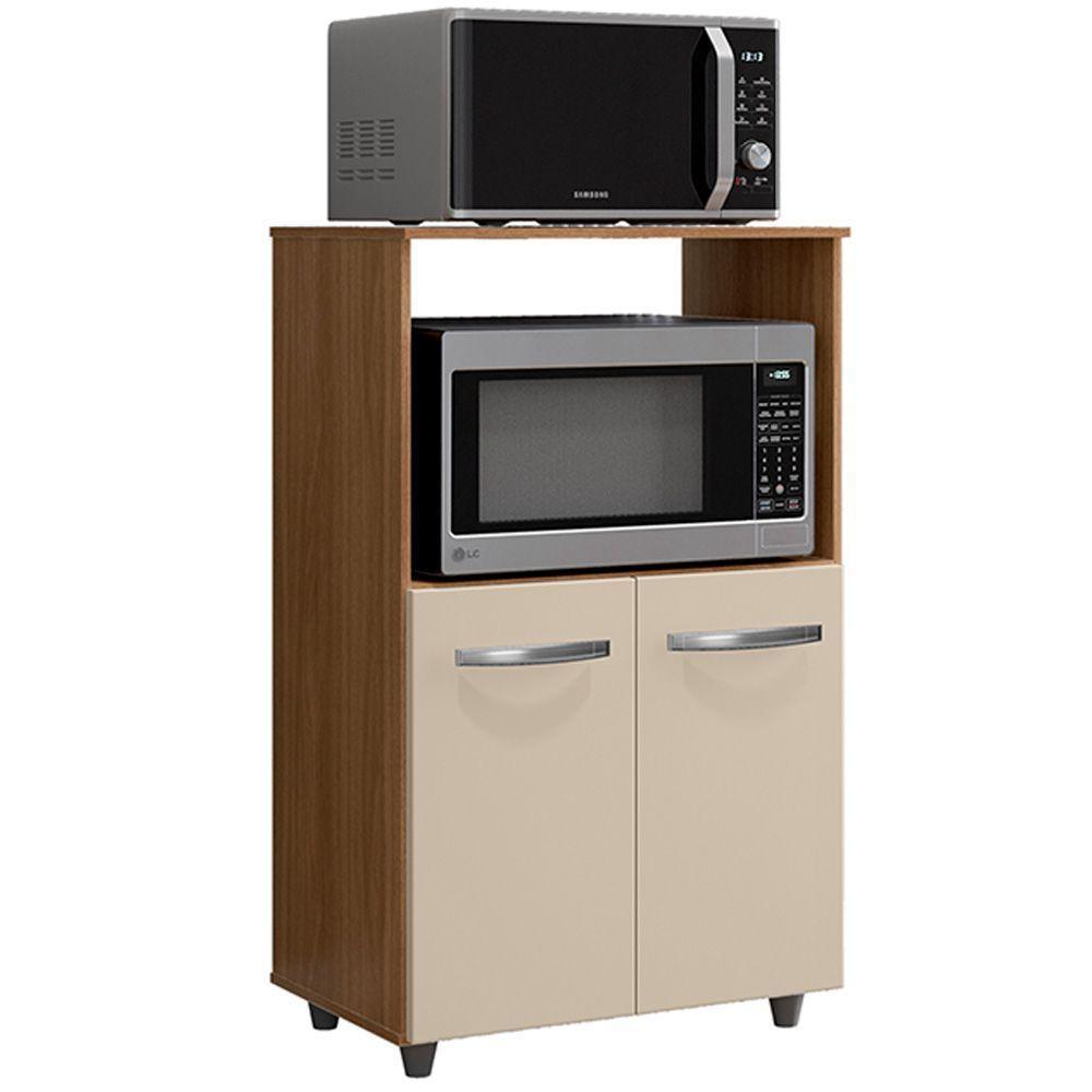 Balcão Multiuso Com Nicho Tais Savana Off White Mobbs - 1