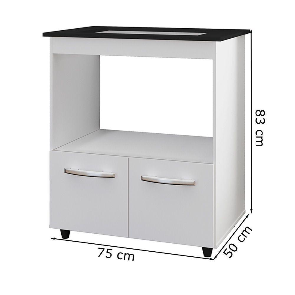 Balcão Para Cooktop 5 Bocas Elisa Branco Mobbs - 3