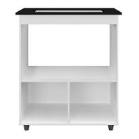 Balcão Para Cooktop 5 Bocas Elisa Branco Mobbs