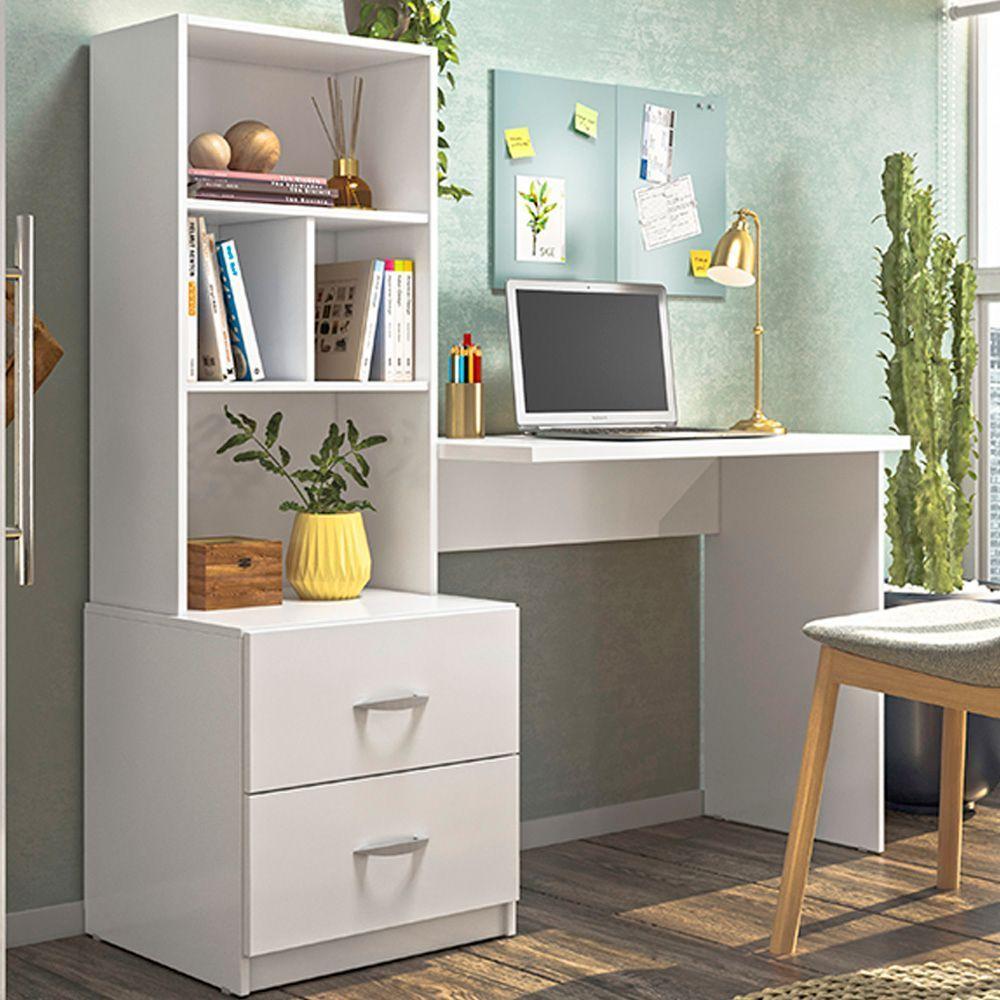 Escrivaninha Cristal Branco Plla - 2