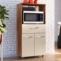 Balcão Multiuso Com Nicho 2p 1g Luna Savana Off White Mobbs - 2