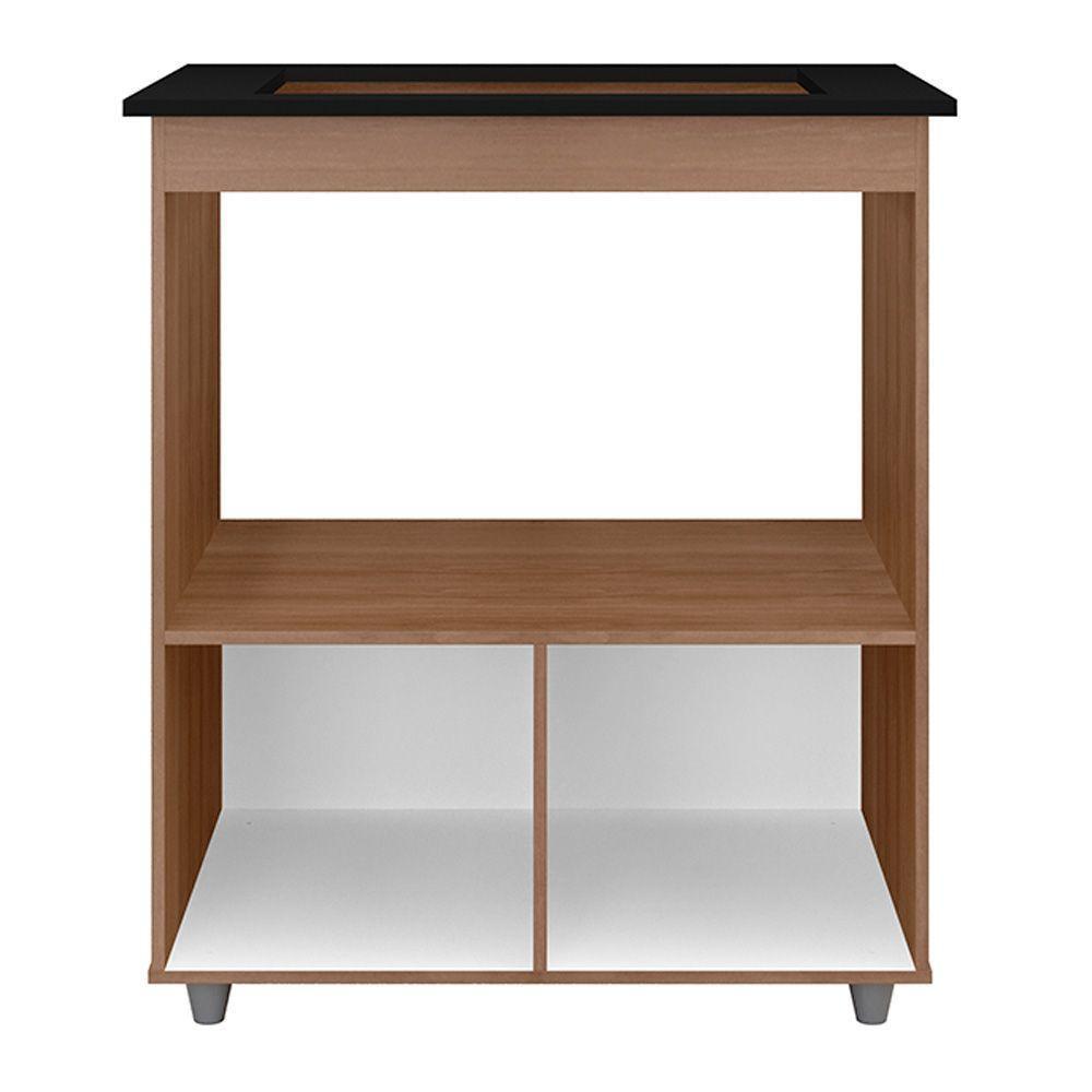 Balcão Para Cooktop 4 Bocas Elisa Savana Off White Mobbs - 3