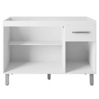 Balcao Para Pia Sem Tampo Anita 120 Cm Mobbs Branco