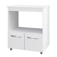 Balcao Multiuso Com Tampo 83 Cm 2p Angela Branco Mobbs - 1