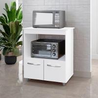 Balcao Multiuso Com Tampo 83 Cm 2p Angela Branco Mobbs - 5