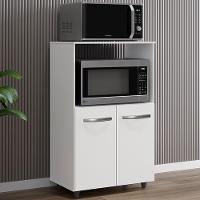 Balcao Multiuso Com Nicho Tais Branco Mobbs - 2