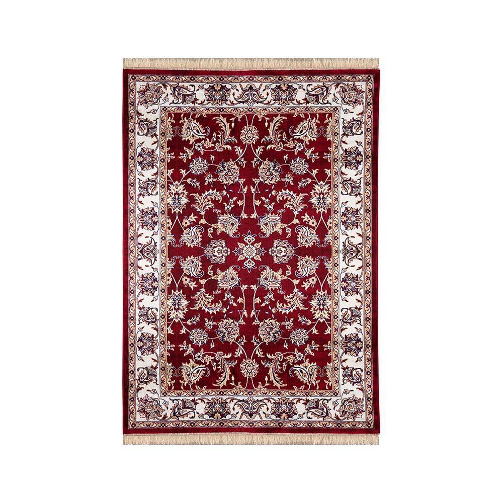 Tapete Belga Bruxelas 6 Vermelho 0,40x0,60m - Edantex - 1