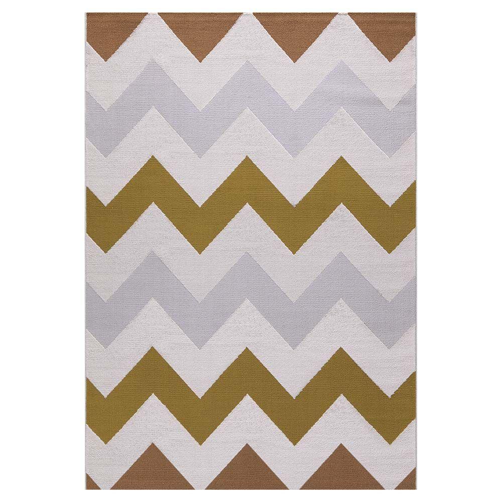 Tapete Para Sala Nilo 04 Bege E Caramelo 2,50x3,00m - 1