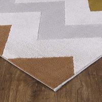 Tapete Para Sala Nilo 04 Bege E Caramelo 2,50x3,00m - 3