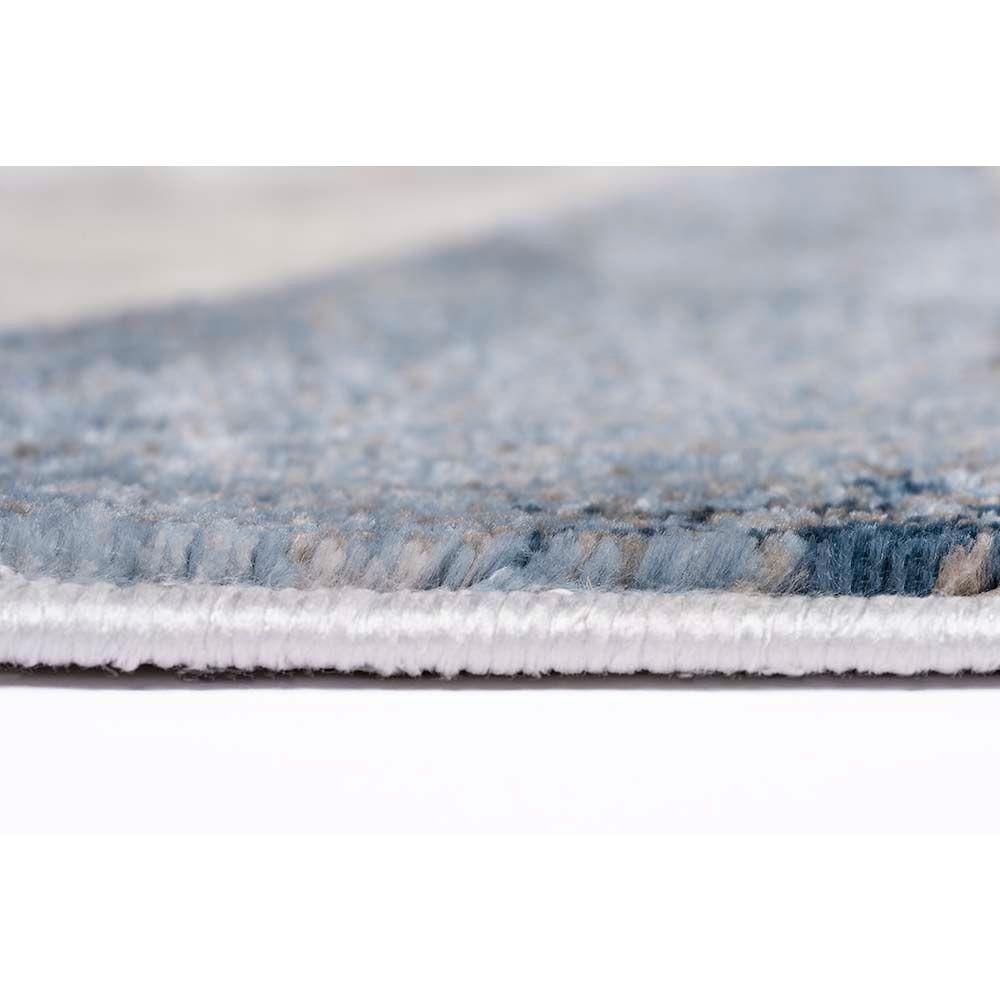 Tapete Para Sala Condor 04 Azul-cinza 3,00x4,00m - Edantex - 3