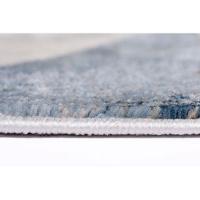 Tapete Para Sala Condor 04 Azul-cinza 3,00x4,00m - Edantex - 3