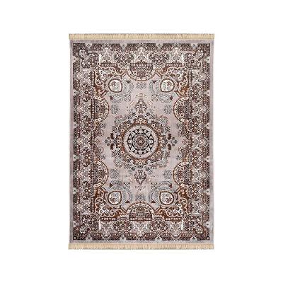 Tapete Para Sala Belga Bruxelas 8 Bege 1,00x1,40m - Edantex