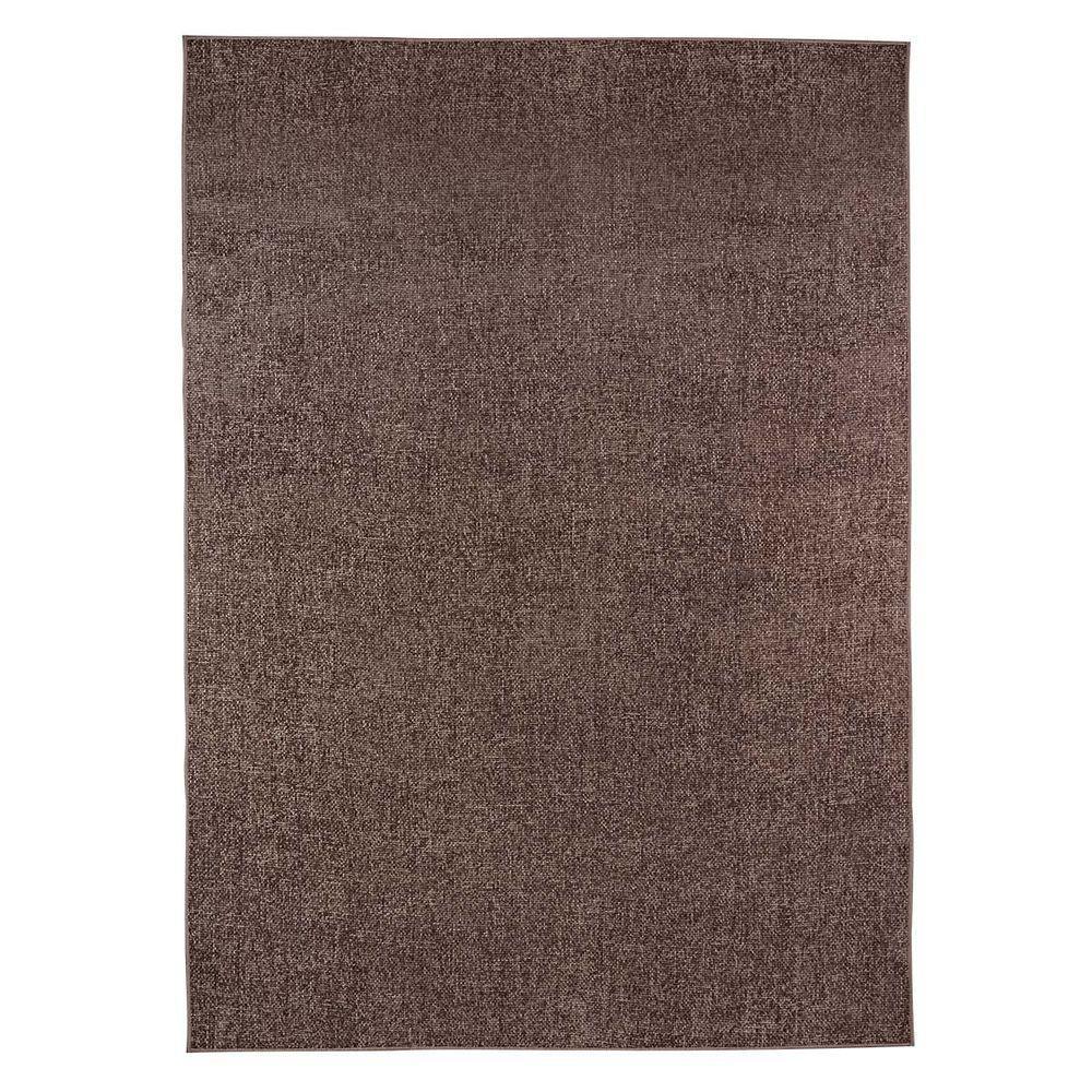 Tapete Antiderrapante Linen 02 Marrom 0,50x0,80m - 1