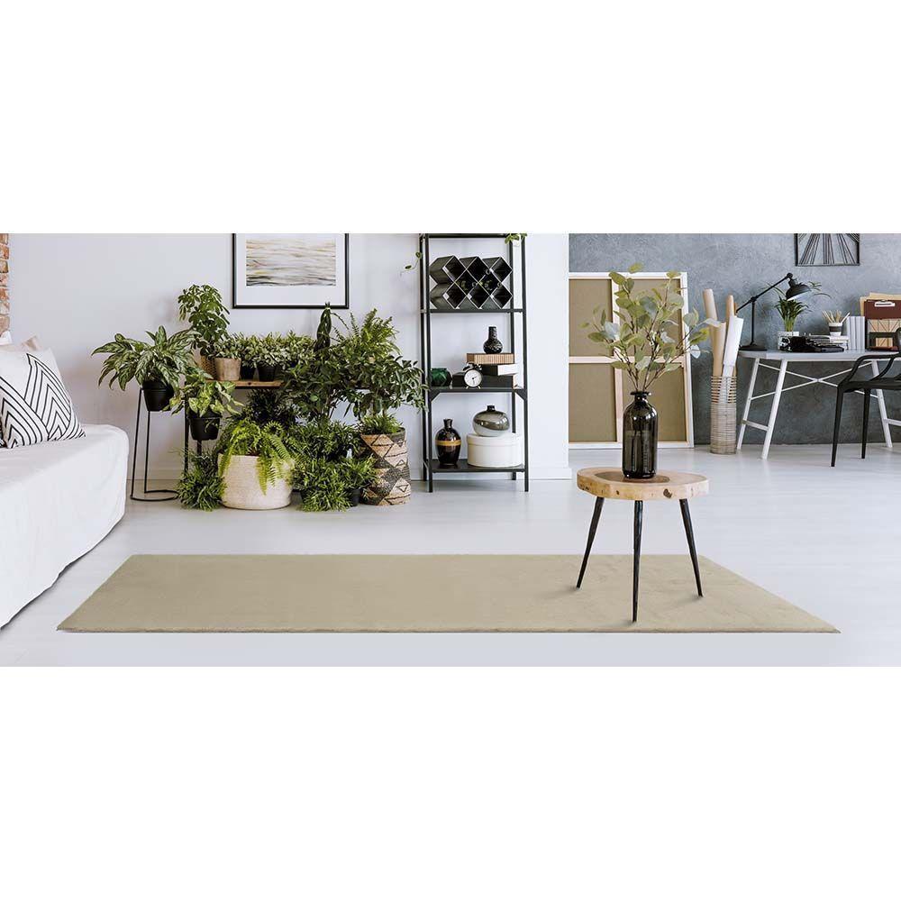 Tapete Felpudo Aconchego 02 Bege 0,67x1,80m - Edantex - 4