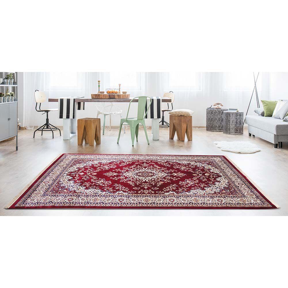 Tapete Para Sala Belga Bruxelas 3 Vermelho 2,00x2,50m - 2