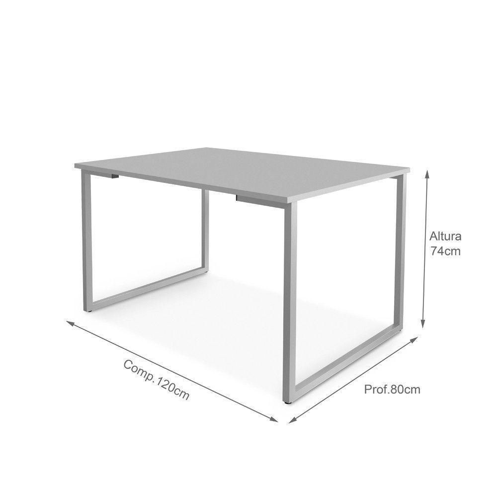 Mesa De Jantar Para 4 Lugares Em Mdf 20mm Klm Store Bronze Com Imbuia - 2