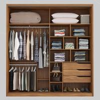 Guarda Roupa Casal 2 Portas Com Espelho E 3 Gavetas Belga Amêndola-grafito Amêndola-grafito - 7