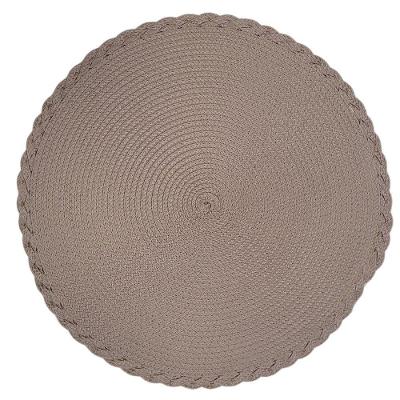 Kit 4 Sousplats Yoi Noar Fendi 38cmx38cm marrom