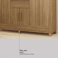 Guarda Roupa Casal 8 Portas Com Espelho E 2 Gavetas Paranaguá Amêndola Touch - 9