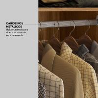Guarda Roupa Casal 6 Portas E 6 Gavetas Atrice Nogueira Touch - 7