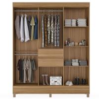 Guarda Roupa Casal 8 Portas E 2 Gavetas Paranaguá Amêndola Touch