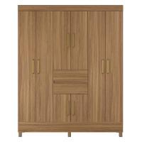 Guarda Roupa Casal 8 Portas E 2 Gavetas Paranaguá Amêndola Touch - 7