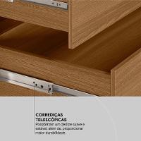 Guarda Roupa Casal 3 Portas Com Espelho E 4 Gavetas Dalila Amêndola Touch-off White - 7