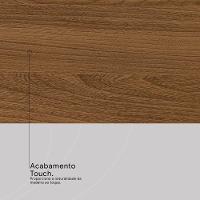 Guarda Roupa Casal 4 Portas Com Espelho E 3 Gavetas Attore Amêndola Touch Amêndola Touch - 9