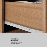 Guarda Roupa Solteiro 4 Portas E 2 Gavetas Almirante Amêndola Touch Amêndola Touch - 7