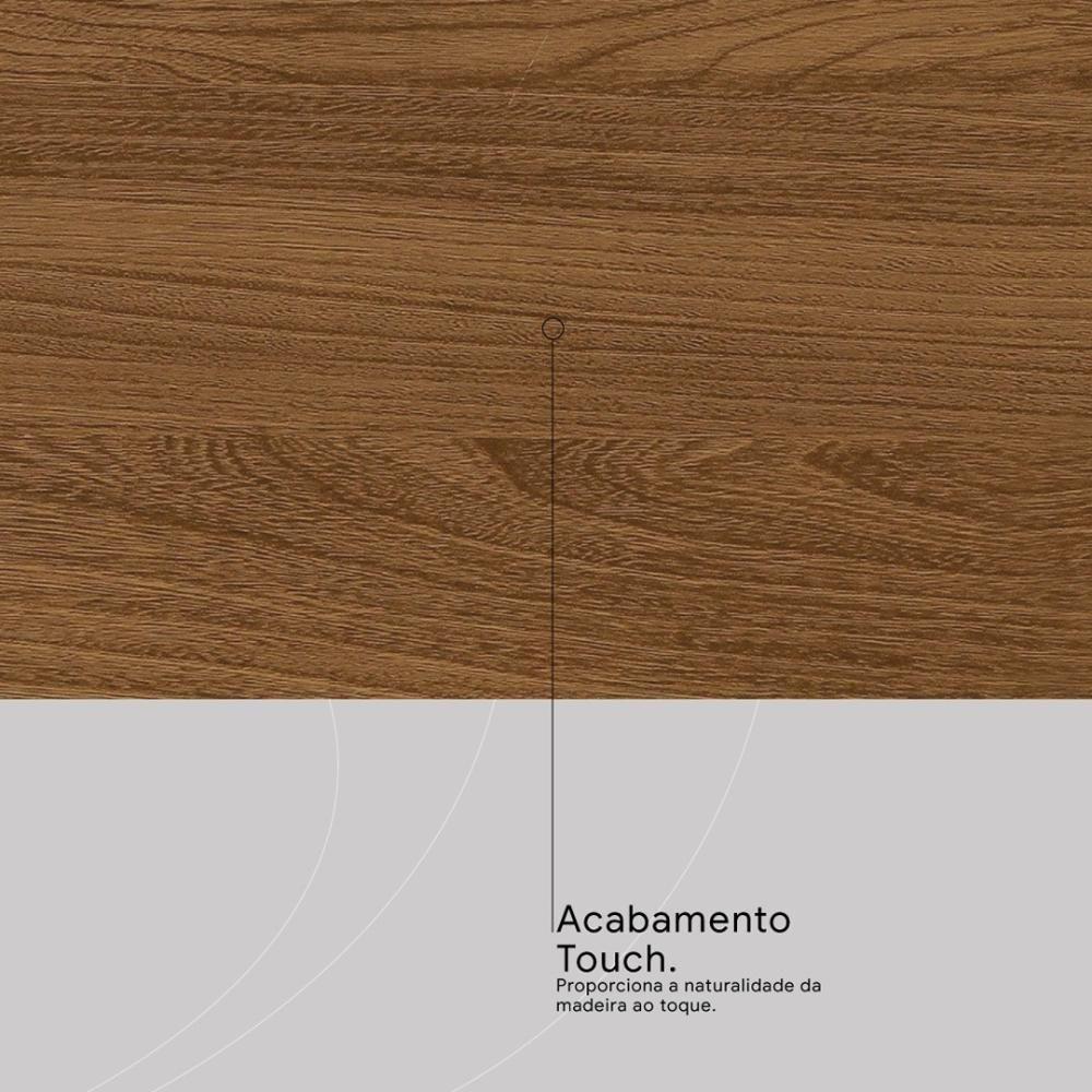 Guarda Roupa Casal 8 Portas E 2 Gavetas Paranaguá Amêndola Touch-off White - 5