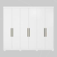 Guarda Roupa Casal 6 Portas E 3 Gavetas Sumatra Branco Branco - 6
