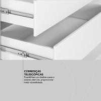 Guarda Roupa Casal 6 Portas E 3 Gavetas Sumatra Branco Branco - 7