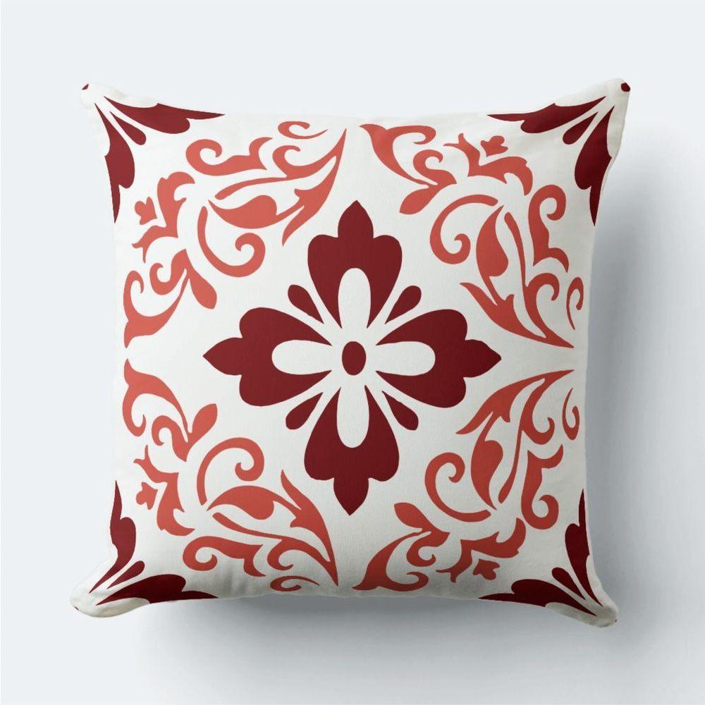 Kit 4 Capas De Almofadas Decorativas Love Vermelho 45x45cm zíper - 4