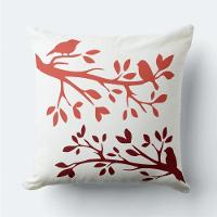 Kit 4 Capas De Almofadas Decorativas Love Vermelho 45x45cm zíper - 3