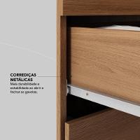 Guarda Roupa Casal 6 Portas E 2 Gavetas Mauá Amêndola Touch off White - 7