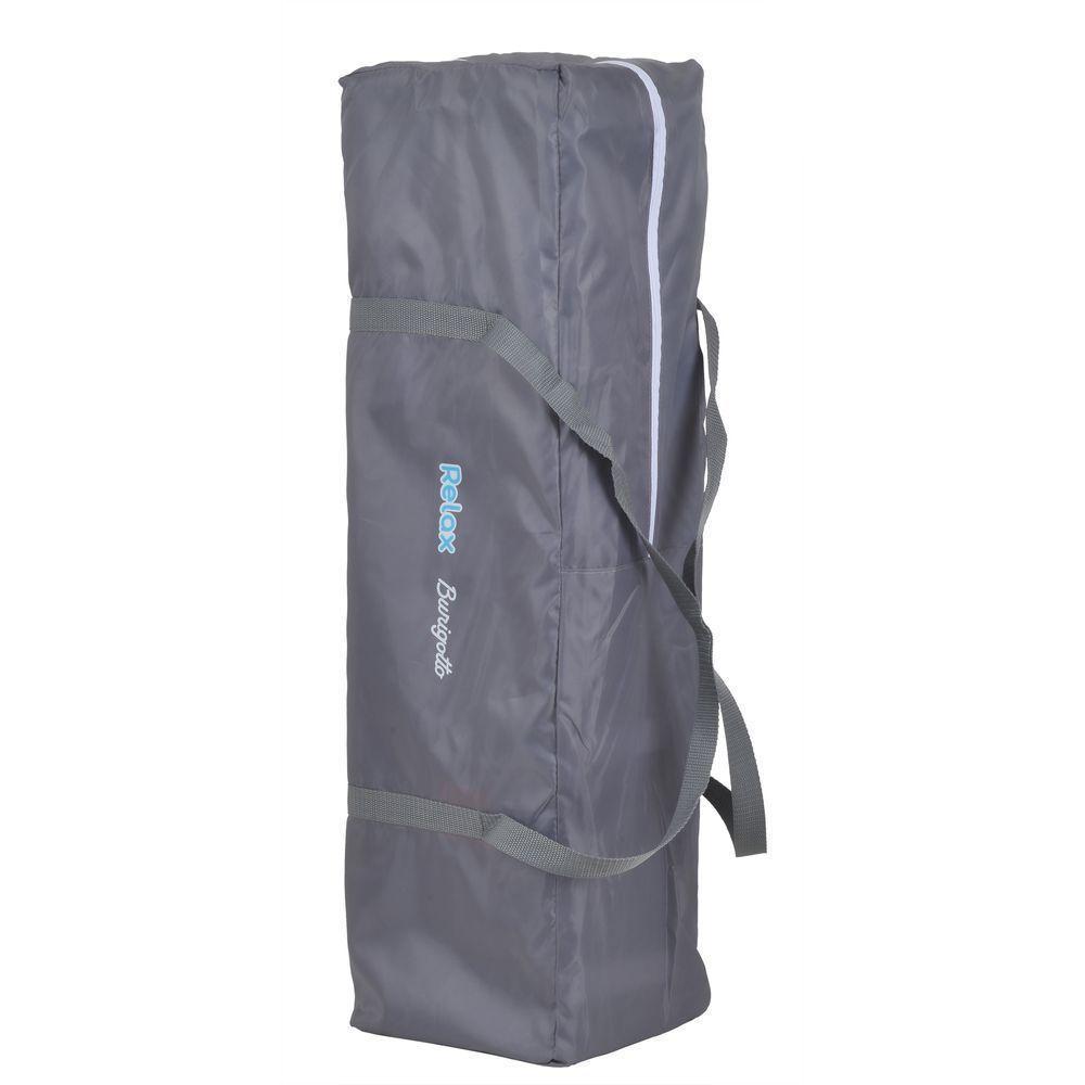 Berço Portatil Cercado Burigotto Relax Com Mosquiteiro Até 15 Kg Gray Cinza - 3