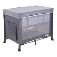 Berço Portatil Cercado Burigotto Relax Com Mosquiteiro Até 15 Kg Gray Cinza - 2