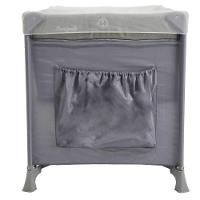 Berço Portátil Burigotto Sonata Desmontável Com Mosquiteiro Cinza Gray - 5