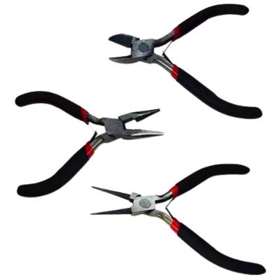 Kit Alicate Para Bijuterias Cartela Com 3 Unidades